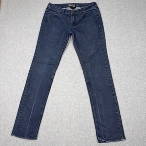 New York Company Curvy Low Rise Skinny Leg Jeans Dark Wash Womens 4